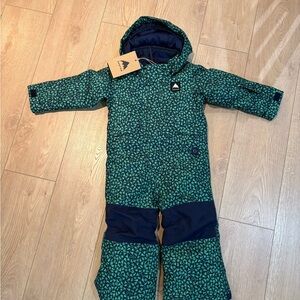 SOLD Burton Green and Navy Snowsuit